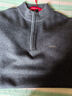 皮爾卡丹純羊毛衫男中年線(xiàn)衣加厚款保暖100%羊毛打底衫冬季半高拉鏈領(lǐng)毛衣 曬單實(shí)拍圖