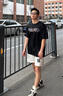 準(zhǔn)者運(yùn)動(dòng)短袖t恤男純棉夏季衣服透氣速干跑步體恤男士健身服飾上衣男 曬單實(shí)拍圖