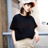 dickies 純棉短袖T恤 情侶男女同款 純色休閑百搭 DK007093 黑色 S 曬單實拍圖