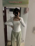 雅鹿睡衣女款春秋純棉2025新款帶胸墊春款家居服套裝可外穿女士夏季 NSALM-LMSJ588 【帶胸墊】 XL 【推薦120-140斤】 曬單實(shí)拍圖