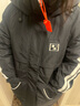 鴨鴨（YAYA）佟麗婭同款羽絨服女2024新款冬季連帽收腰顯瘦今年流行派克服外套 黑色-YE3B626796A M 曬單實拍圖