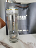 水宜生純鈦杯玻璃杯雙層水晶泡茶杯抑菌保溫防燙水杯商務(wù)便攜車(chē)載耐高溫 【物崋天寳】330ml 曬單實(shí)拍圖