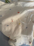 貝肽斯新生兒連體衣秋季純棉無(wú)骨寶寶家居服男童女童和尚服嬰兒衣服 小小兔 52cm 曬單實(shí)拍圖