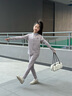 安德瑪（Under Armour）女童春季針織舒適運動(dòng)套裝兒童運動(dòng)套裝251213176 鉛灰紫 150cm  曬單實(shí)拍圖