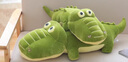 超萌超可愛(ài)烏龜公仔娃娃羽絨棉毛絨玩具懶人睡覺(jué)抱枕生日禮物 軍綠色鱷魚(yú)60cm 曬單實(shí)拍圖