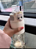 壹滴滴ppsu運動(dòng)健身水杯耐高溫大容量孕產(chǎn)婦專(zhuān)用吸管杯女高顏值塑料杯子 白色-610ml+金屬貼+立體貼公仔 曬單實(shí)拍圖