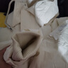 鏡莎羽棉襖絨服女冬季23新款連帽寬松棉衣加厚面包服外套秋冬款女 白色 L碼【建議110-125斤】 曬單實拍圖