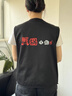 訊印衣工作服馬甲定制印logo字高端戰(zhàn)術多口袋廣告宣傳員工攝影工裝背心 絲光棉馬甲訂制/黑色 XL 曬單實拍圖