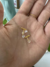 明牌珠寶七夕禮物   足金極簡個性豎條黃金耳釘耳飾AFH0026工費50 足金 約0.94克 曬單實拍圖