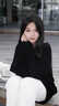 夏雨瑤黑色寬松毛衣女2025春季新款慵懶感百搭韓系V領(lǐng)針織衫內(nèi)搭上衣 黑色 M 建議95-105斤 曬單實拍圖