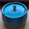 穎香陶瓷帶蓋煙灰缸家用客廳辦公室防飛灰創(chuàng  )意個(gè)性潮流時(shí)尚裝飾煙灰缸 帶蓋【汝窯煙灰缸】天藍色 曬單實(shí)拍圖