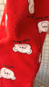 拉比寶寶嬰兒衣服秋冬裝新生兒長(zhǎng)袖連體衣新年衣服打底內(nèi)衣爬服0-18月 綁帶連體衣 66cm 曬單實(shí)拍圖