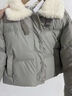 派吉鯊翻領(lǐng)棉服女冬季2025新款今年流行時(shí)尚棉衣短外套羊羔絨娃娃領(lǐng)棉衣 灰色 L 【100-120斤】 曬單實(shí)拍圖