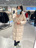 VEROMODA七夕禮物羽絨服24冬新款90絨可拆狐毛皮領(lǐng)長款羽絨服324412023 淡粉色 160/80A/S 曬單實(shí)拍圖