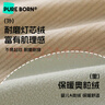 博睿恩（Pureborn）【燈芯絨】男女寶寶長褲秋冬新款嬰兒加絨保暖兒童休閑褲子 大地棕色 110 曬單實拍圖