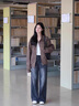 衣然呈品美拉德寬松PU皮外套女春秋新款美式潮流cleanfit寬松休閑上衣女 棕色 M 【建議90-110斤】 曬單實拍圖