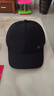 帽子男士秋冬季毛呢棒球帽百搭中老年加絨保暖帽爸爸款 黑色 可調節 曬單實(shí)拍圖