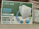 肯納絲肯納絲一次性kn95口罩薄款透氣立體魚嘴三層男女透氣防塵防護水駐極 折疊KN95【獨立裝】1盒（20只） 曬單實拍圖