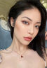 MITHAOL扇形小裙子項鏈女 輕奢高級感紅瑪瑙一貝子吊墜鎖骨鏈女生日禮物 小裙子項鏈專(zhuān)柜禮盒裝 【送禮更顯愛(ài)意】 曬單實(shí)拍圖