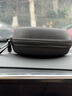 MINCITY運動(dòng)騎行眼鏡盒墨鏡包裝盒時(shí)尚太陽(yáng)眼拉鏈盒子眼鏡盒子掛鉤 黑色白點(diǎn) 送眼鏡布 曬單實(shí)拍圖