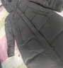 斐樂(lè)（FILA）女子羽絨服長(zhǎng)款冬季鵝絨長(zhǎng)袖保暖連帽運(yùn)動(dòng)休閑外套開(kāi)衫女裝上衣 深黑-BK XL 曬單實(shí)拍圖