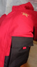 鴻星爾克（ERKE）童裝男中大童連帽風(fēng)衣兒童冬季保暖新款羽絨服東方紅170 曬單實(shí)拍圖
