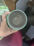 噸噸BOTTLED JOY 鈦咖啡杯保溫杯便攜杯水杯鈦合金男女高顏值商務(wù)禮品波光綠300ml 曬單實(shí)拍圖