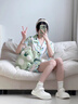 淘可夢睡衣女夏季新款可愛甜美卡通帕恰狗短袖薄款學(xué)生可外穿家居服套裝 小熊 M 建議60-80斤 曬單實(shí)拍圖