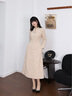 逸紅顔（E.Beauty）淑云 2025秋季新品小香風(fēng)修身新中式國風(fēng)連衣裙女 香檳色 S 均碼 曬單實(shí)拍圖