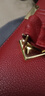 雪愛(ài)袋鼠（XUEAIDAISHU）高端女士包包女包真皮送媽媽老婆禮物2025新款中年母親女款手提包 酒紅【精美禮盒+禮袋+手包卡包】 曬單實(shí)拍圖