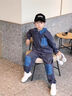 漢唐貝貝兒童裝男童秋裝衛衣套裝2025新款中大童秋季男孩時(shí)髦帥氣春秋款潮 黑色【春秋款】 120 (建議105-115cm 4-5.2周歲) 曬單實(shí)拍圖