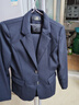 伊雅露莎職業(yè)西裝女春秋小西服套裝高端正裝商務(wù)免燙馬甲通勤商務(wù)工衣2918 藏青西裝+褲 M （90-98斤） 曬單實(shí)拍圖