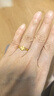 中國黃金（CHINA GOLD）黃金戒指女999足金四葉草戒指素圈指環(huán)七夕情人節(jié)生日禮物送女友 京速達(dá)*足金戒指 約2-2.1g【品牌禮盒】 曬單實(shí)拍圖