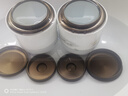 loyo景德鎮(zhèn)陶瓷器紅茶綠茶葉罐子小號家用中式裝飾擺件密封防潮儲茶罐 花開富貴直筒密封茶葉罐約250g裝 曬單實拍圖