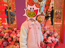 MiniPeace太平鳥(niǎo)童裝冬新女童仿裘皮FBAEE4A55 欣喜粉 140cm 曬單實(shí)拍圖