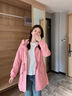 皮爾卡丹（pierre cardin）中長(zhǎng)款風(fēng)衣外套女士春秋季2025新款中年媽媽時(shí)尚減齡連帽加絨外衣 磚紅【春秋季-不加絨】 XL 碼丨建議110-125斤 曬單實(shí)拍圖