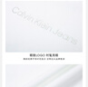 Calvin Klein Jeans夏季女士通勤經(jīng)典ck字母印花舒適微彈圓領(lǐng)短袖T恤J213892 YAF-月光白 L 曬單實拍圖