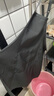 偽裝師 防水圍裙工作服定制防油圍腰男士圍裙防水精紡呢圍裙 黑色 曬單實(shí)拍圖