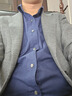 kamakurashirts鐮倉男士法蘭絨襯衫商務(wù)長袖休閑襯衣日本制24秋冬新品 藏青色系29 M 曬單實(shí)拍圖