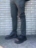 森馬男鞋夏季商務(wù)休閑正裝黑色皮鞋男士復古真皮厚底內增高大頭德比鞋 黑色 42 曬單實(shí)拍圖
