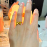周大生黃金戒指女足金在逃公主蝴蝶結(jié)固口指環(huán)生日禮物送女友 足金在逃公主戒指 13號(hào)-1.00g 曬單實(shí)拍圖