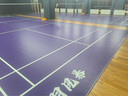 歐百娜羽毛球地膠整張室內可收卷球館專(zhuān)用羽毛球場(chǎng)地膠墊pvc運動(dòng)地板墊 水晶砂4.5mm-自己鋪裝 曬單實(shí)拍圖