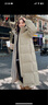 雅鹿純色長(cháng)款羽絨服女冬季2025新款寬松過(guò)膝加厚保暖情侶中戲外套 曬單實(shí)拍圖