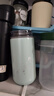 樂美雅（Luminarc）保溫杯男女士水杯子學生304不銹鋼350ml雪花藍長效便攜咖啡杯 曬單實拍圖
