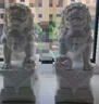 永壽祥 精雕漢白玉石獅子一對庭院墓地墓碑前家用看門小號石雕玉石擺件 【高25cm】獅子1對+香爐金沙套裝 曬單實拍圖