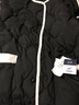 Gap女裝撞色設(shè)計波浪絎線羽絨服簡約輕薄外套654995 黑色 XL (175/92A) 亞洲尺碼 曬單實拍圖