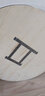 賽森 折疊圓桌餐桌家用簡(jiǎn)易可折疊6人小戶(hù)型8人簡(jiǎn)易圓形老式吃飯桌子 多層棕色鋼邊120厘米 不銹鋼架子 曬單實(shí)拍圖