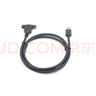 煌林（HLing） USB2.0/3.0公對(duì)母延長線帶耳朵帶螺絲孔可固定USB帶耳朵機(jī)箱固定擋板機(jī)柜 USB3.0公對(duì)母黑色線（全包款） 3米 曬單實(shí)拍圖