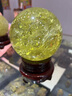 縱歡天然黃水晶球擺件招財(cái)原石手工打磨送禮喬遷家居辦公店鋪?zhàn)烂鏀[放 直徑6厘米一物一證 曬單實(shí)拍圖