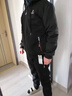 啄木鳥(niǎo)羊羔絨運動(dòng)套裝男冬季保暖加絨加厚休閑衛衣套裝男裝冬裝開(kāi)衫外套 啄木鳥(niǎo)黑色套裝【束腳】 XL 120-135斤 曬單實(shí)拍圖
